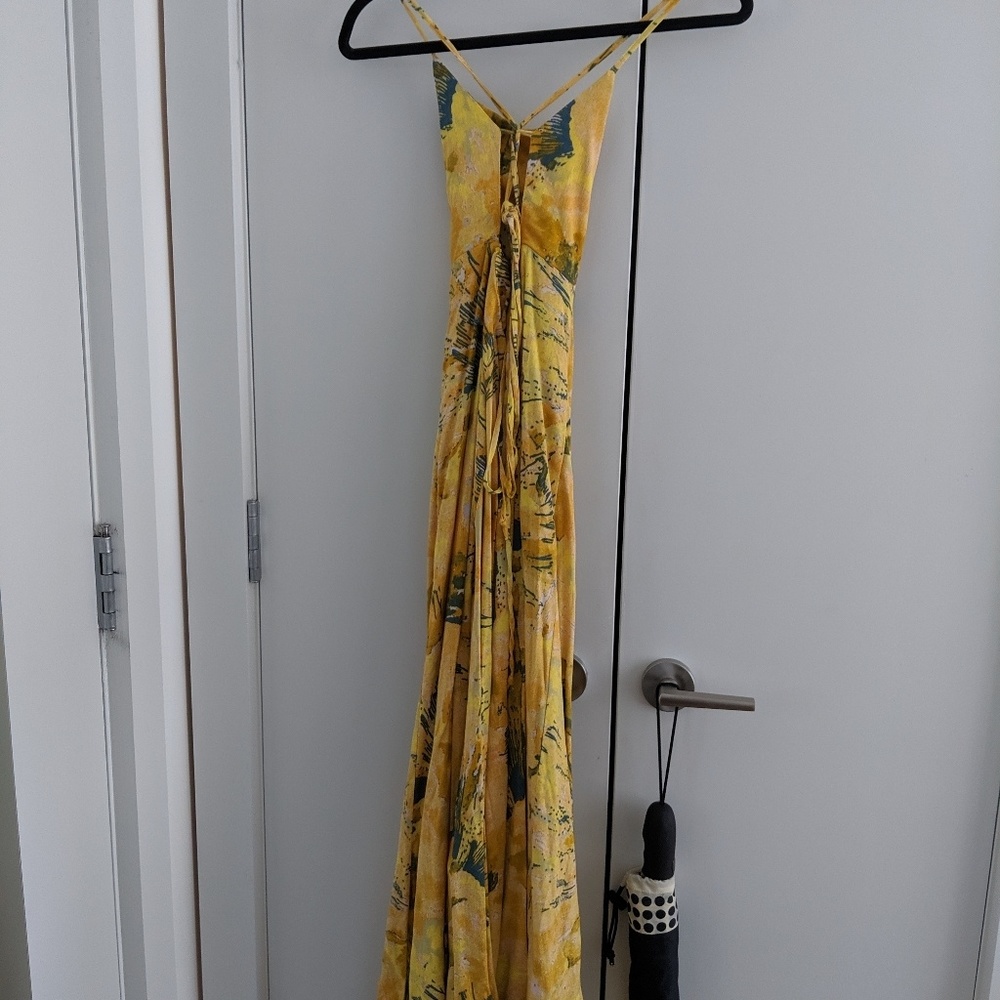 Yellow Summer Maxi Dress